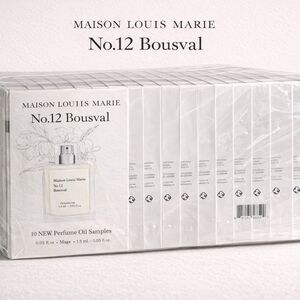 🌿 Maison Louis Marie No.12 Bousval Perfume Oil Samples – 25 SEALED, 1.5 mL. New